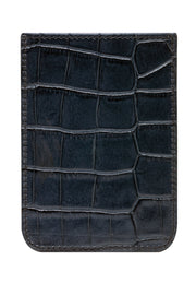 ACID NYC FAUX ALLIGATOR LEATHER WALLET NAVY