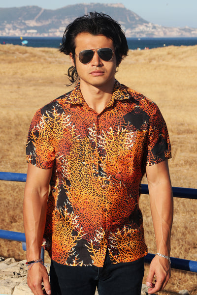 TERRA SHIRT - FIRE CORAL
