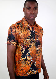 TERRA SHIRT - FIRE CORAL
