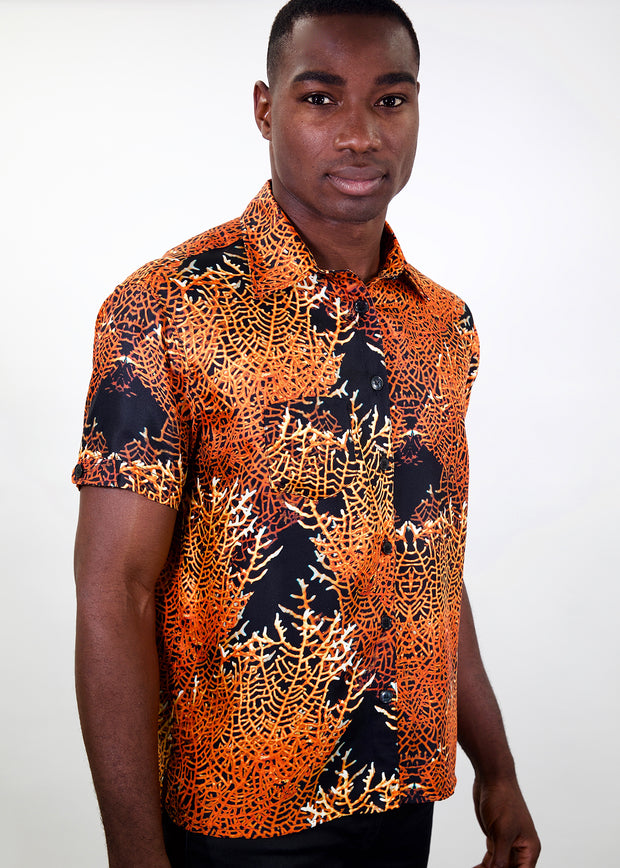 TERRA SHIRT - FIRE CORAL