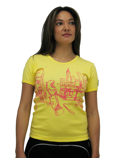 LUNA ALKALI - SHOP GIRL T-SHIRT - YELLOW
