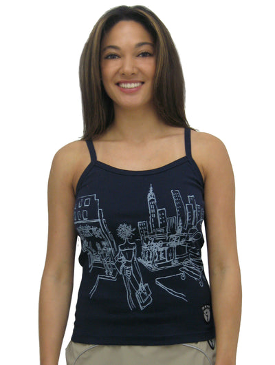 LUNA ALKALI - SHOP GIRL T-SHIRT - INDIGO