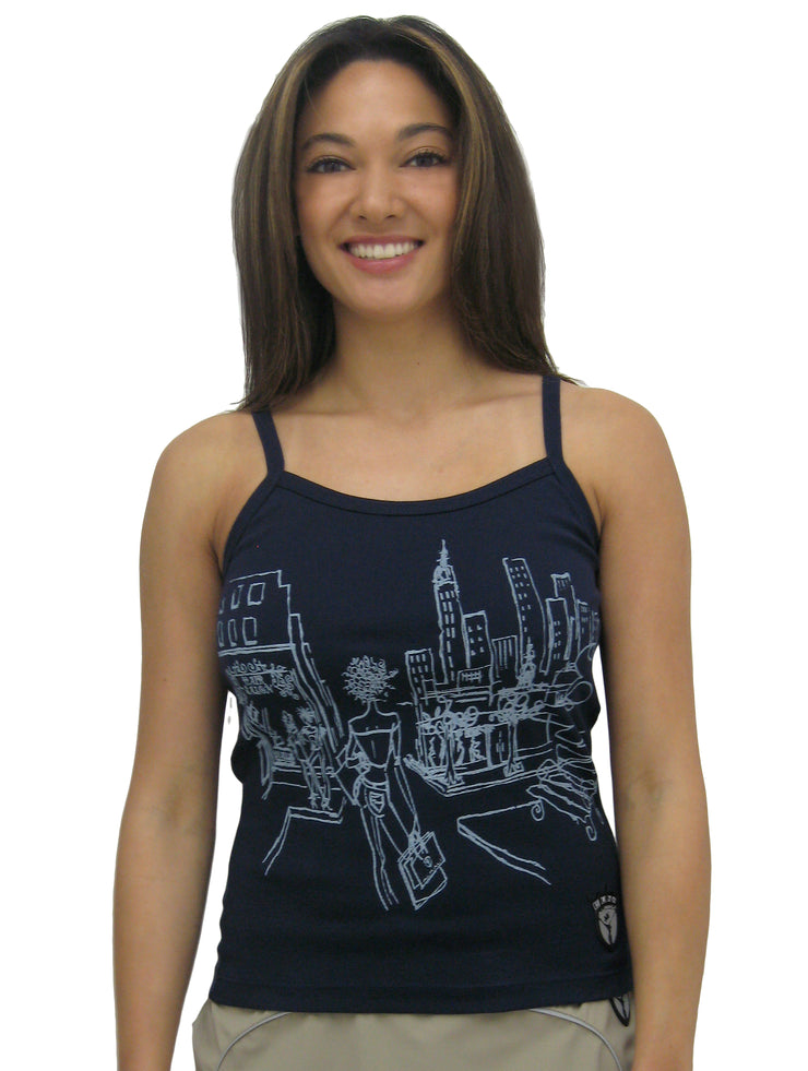 LUNA ALKALI - SHOP GIRL T-SHIRT - INDIGO