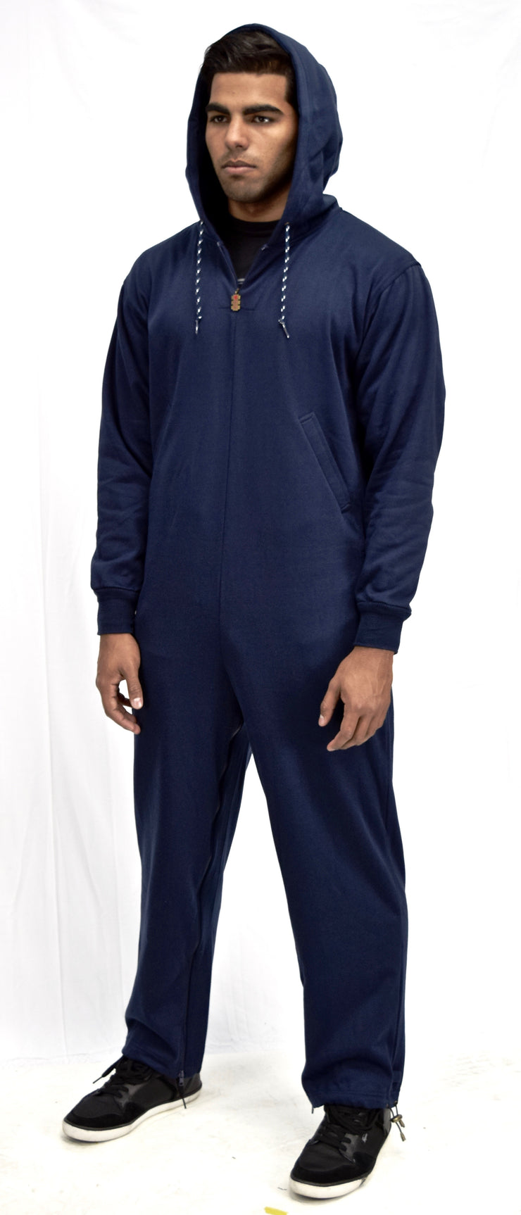 ROR Mens BEARHUG Hoodie Jumpsuit - INK BLUE