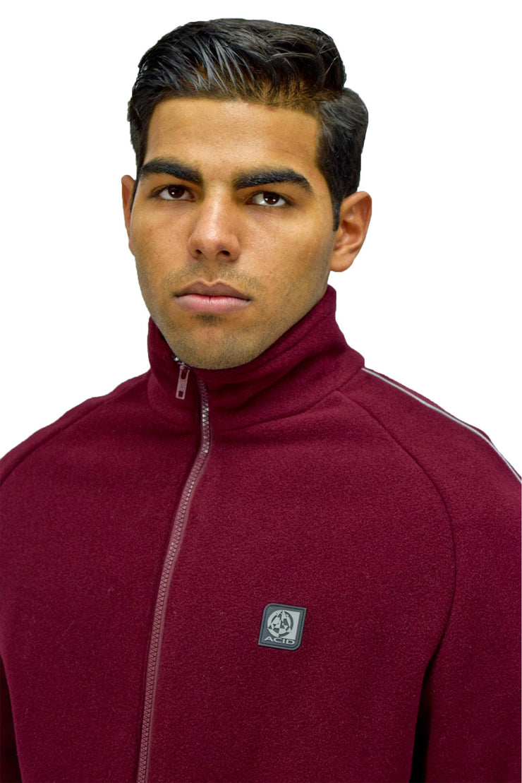 ACID - SPORTLINE DRIVER JACKET - FLEECE - BURGUNDY
