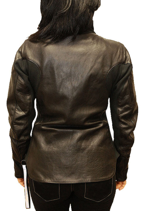 LUNA ALKALI - SKIN LEATHER JACKET - BLACK