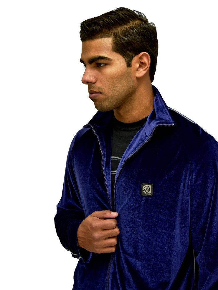 ACID - SPORTLINE DRIVER JACKET - VELOUR - ULTRA MARINE