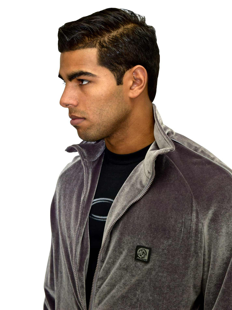 ACID - SPORTLINE DRIVER JACKET - VELOUR - SILVER