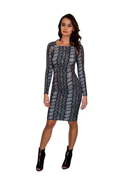 SELENE DRESS - TIRE TREAD