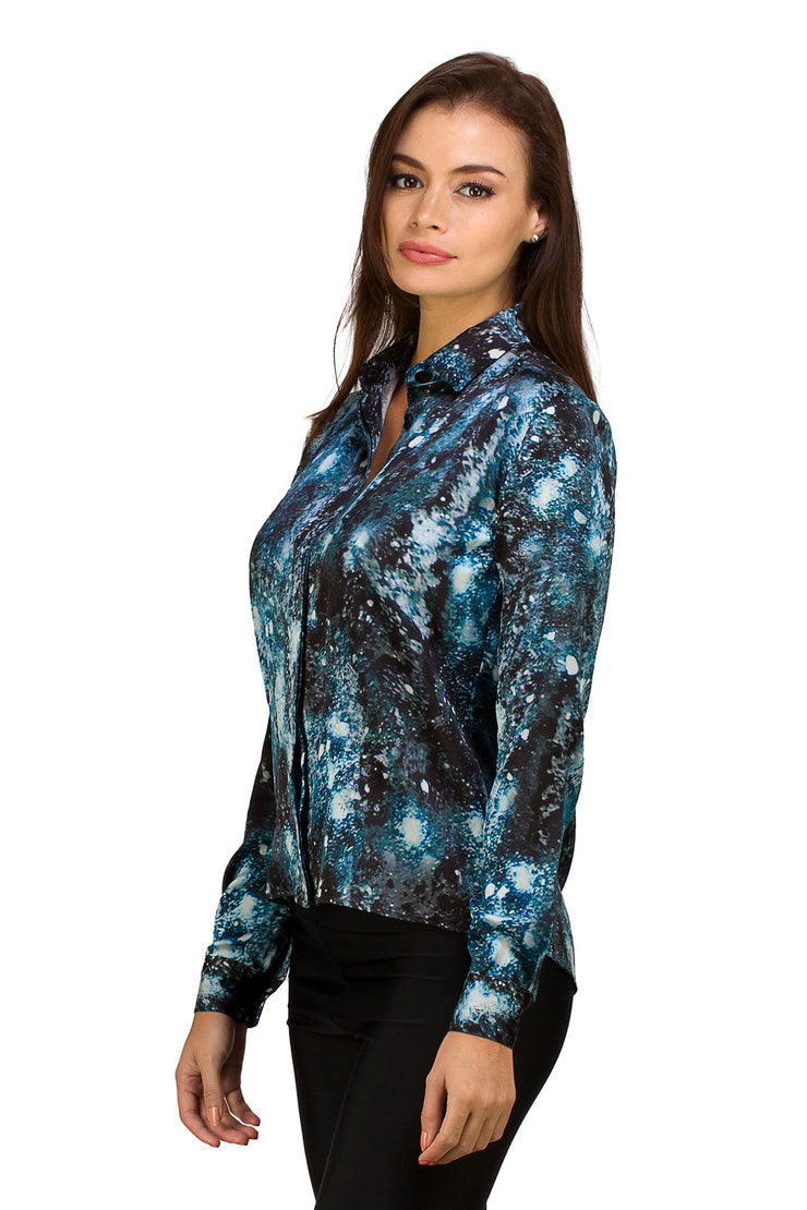 DIONE BLOUSE - SILK CHARMEUSE - IMPACT