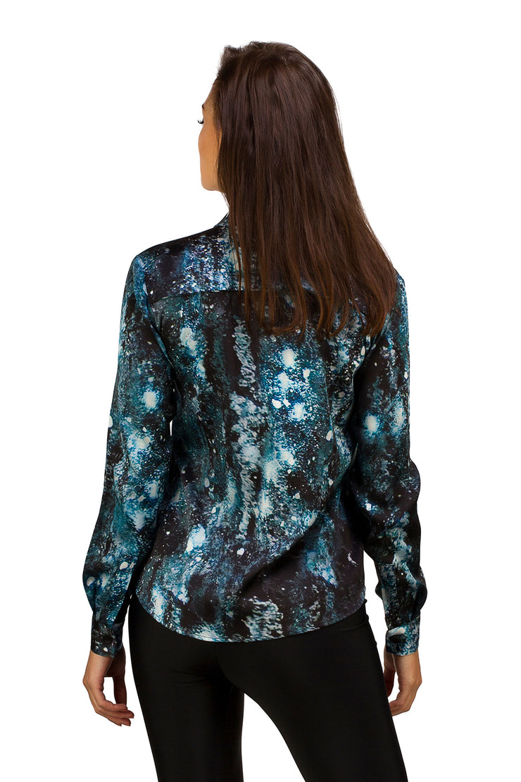 DIONE BLOUSE - SILK CHARMEUSE - IMPACT