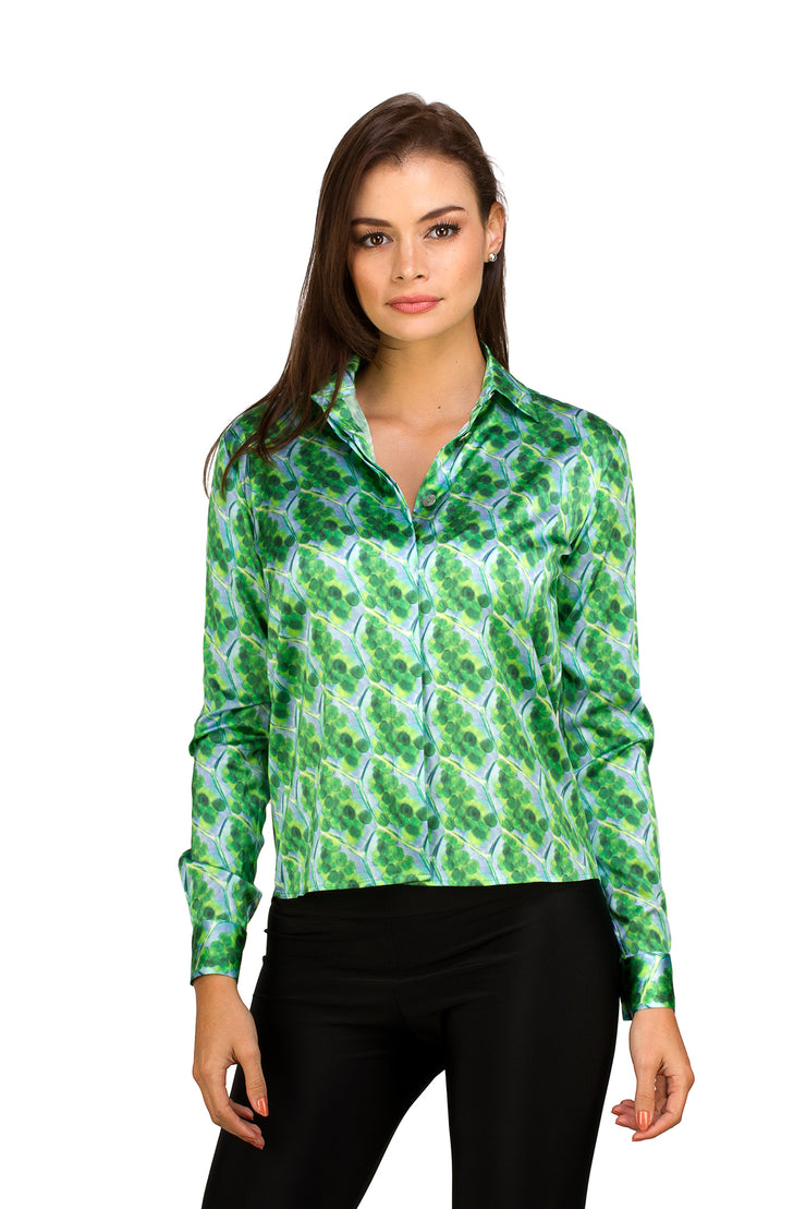 DIONE BLOUSE - PLANT CELL