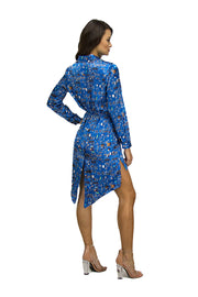 EUROPA SHIRT DRESS – BLUE CIRCUITBOARD