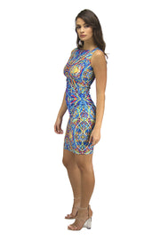 LUNA DRESS - COLORFUL WIRES