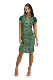 APOLLO DRESS - GREEN CIRCUITBOARD