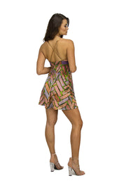 Braided strap empire waist sundress