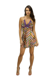 Braided strap empire waist sundress