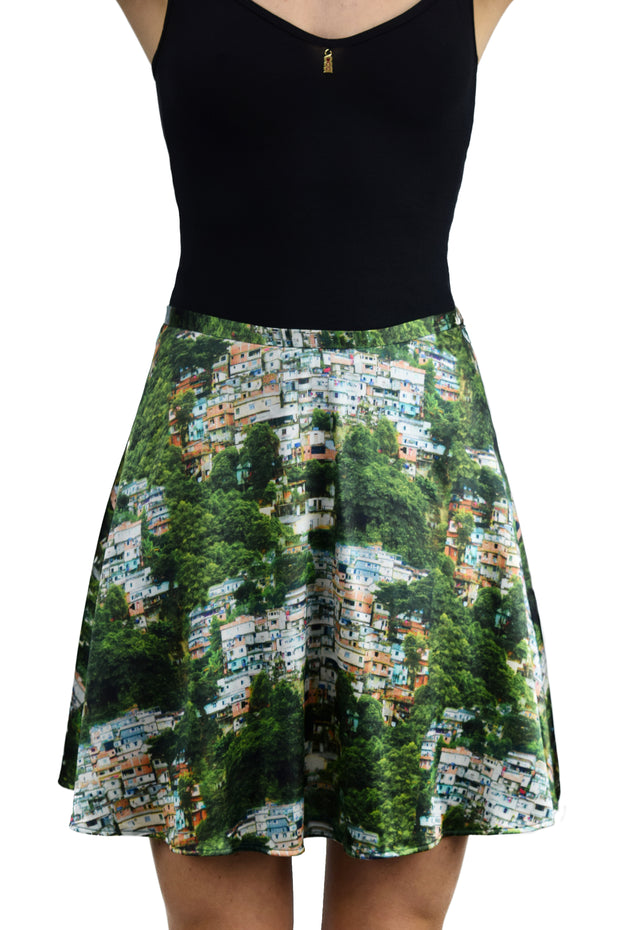 FENIA SILK SKIRT - FAVELAS