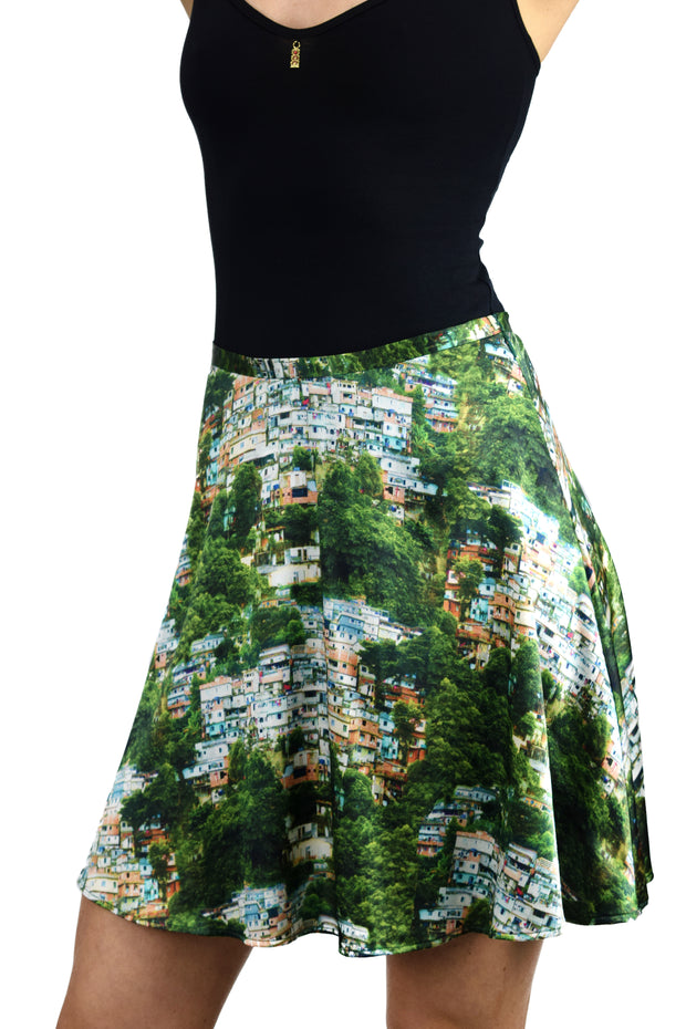 FENIA SILK SKIRT - FAVELAS