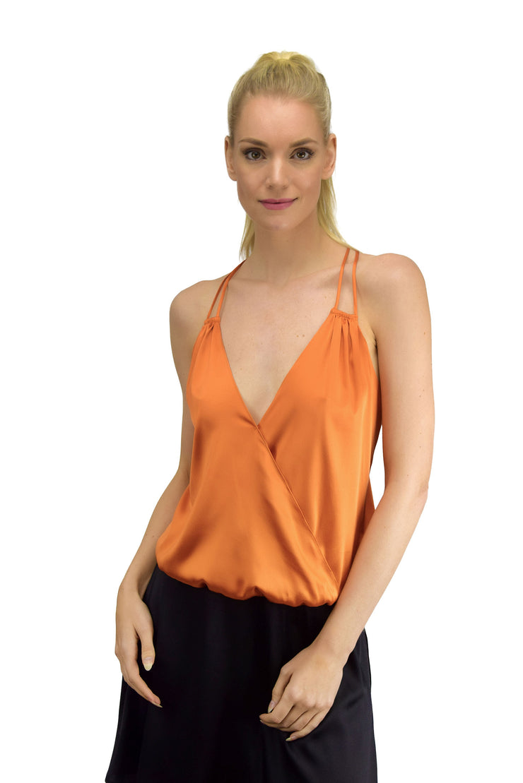 JULIET TOP - BURNT ORANGE