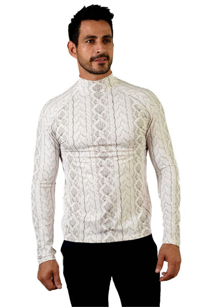 HALCYONE SHIRT - CABLE KNIT