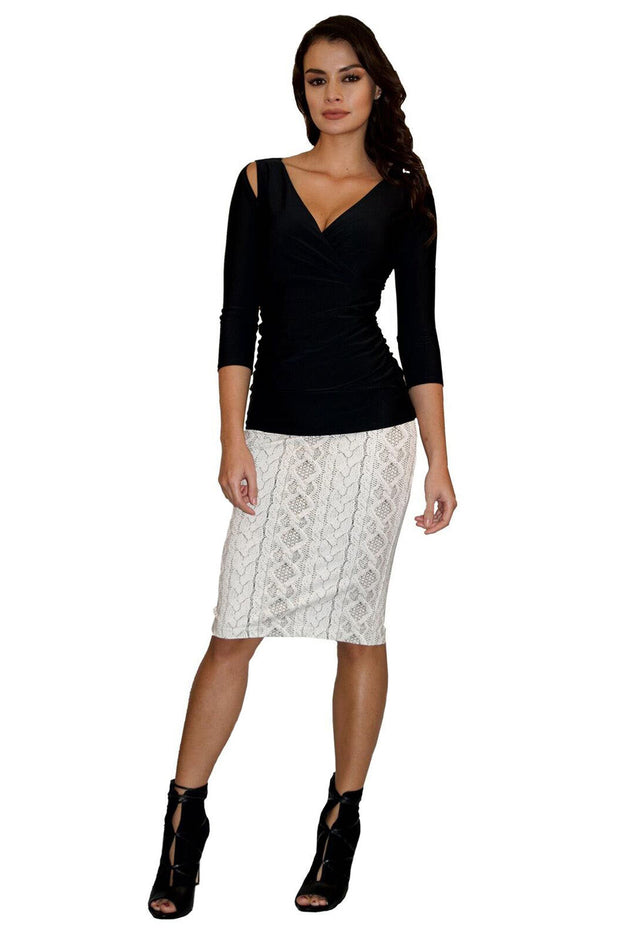 IDA SKIRT - CABLE KNIT