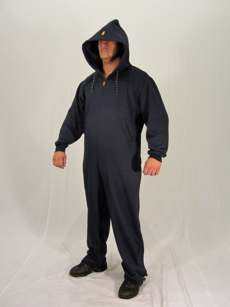 ROR Mens BEARHUG Hoodie Jumpsuit - INK BLUE