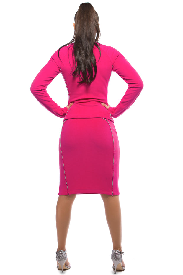 LUNA ALKALI - JETSETTER JACKET - FLEECE - HOT PINK