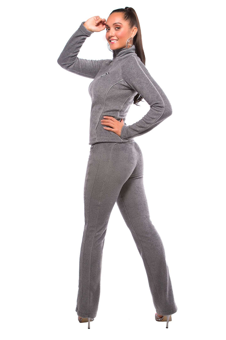 LUNA ALKALI - JETSETTER JACKET - FLEECE - HEATHER GREY