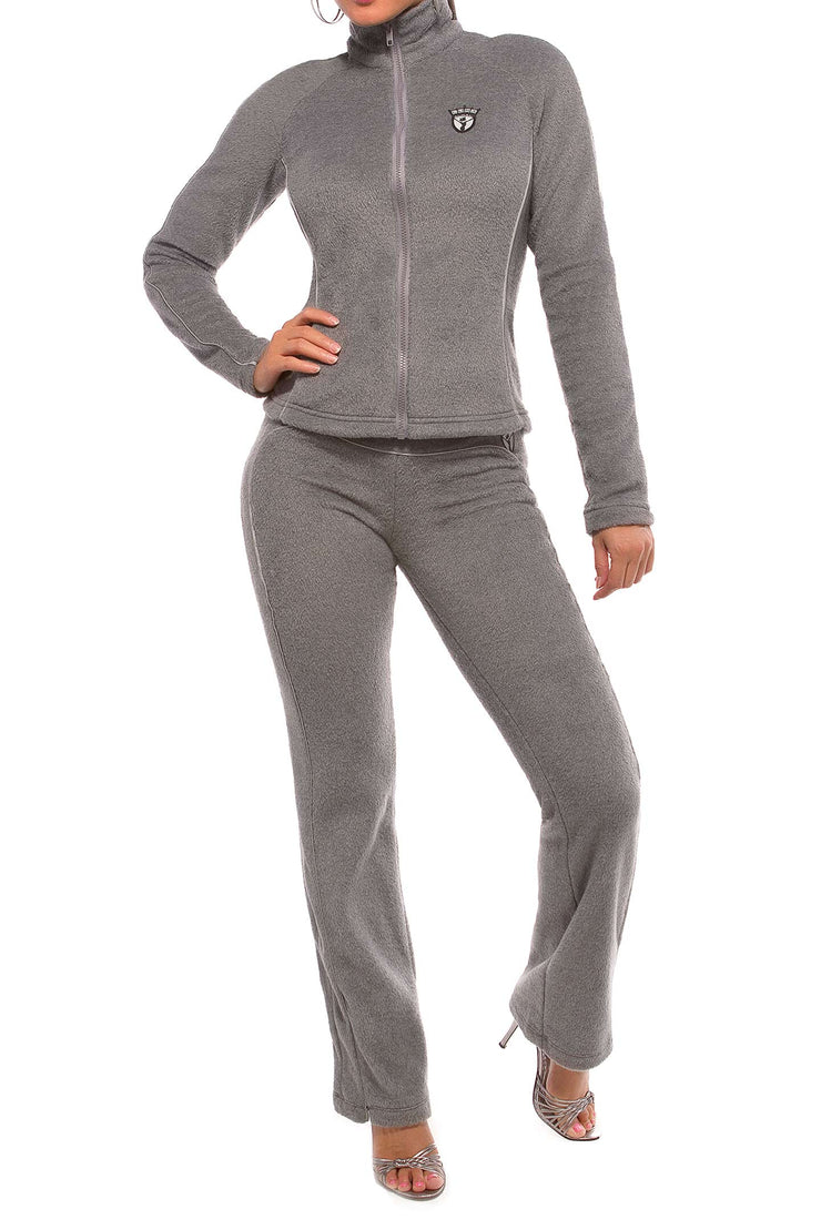LUNA ALKALI - JETSETTER JACKET - FLEECE - HEATHER GREY