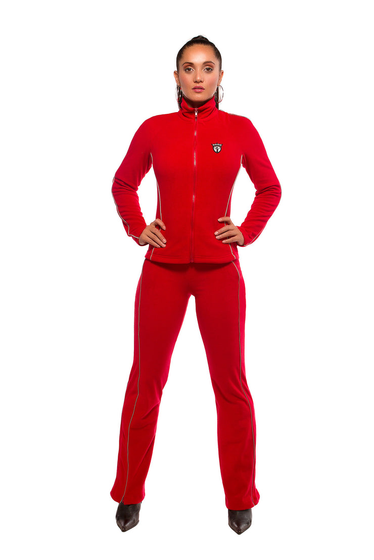 LUNA ALKALI - JETSETTER PANT - FLEECE - RED