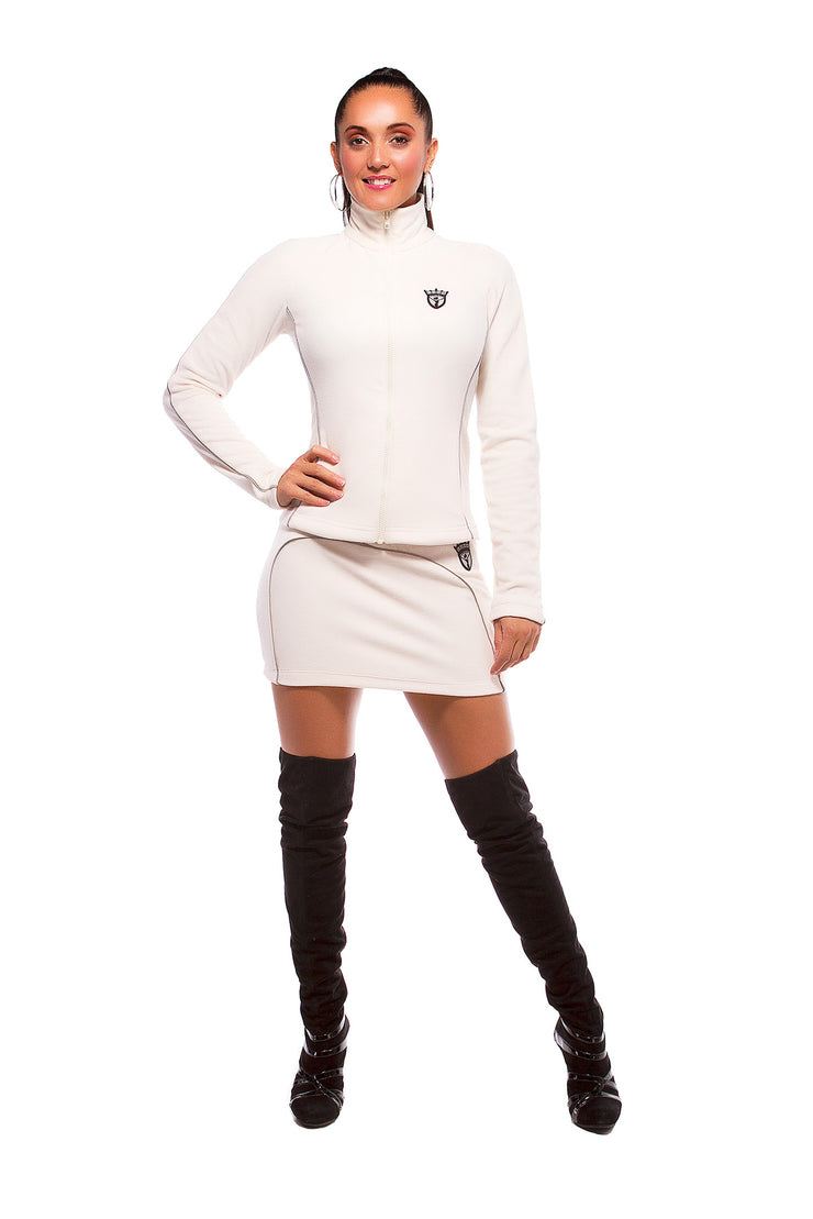 LUNA ALKALI - JETSETTER JACKET - FLEECE - IVORY