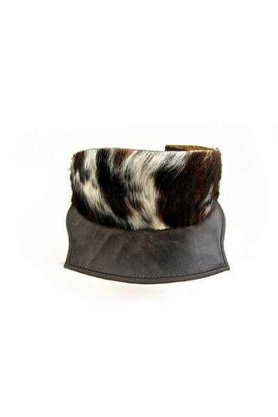 ACID FUR  VISOR – AYSHIRE- DISTRESSED LEATHER (SMOOTH BRIM)