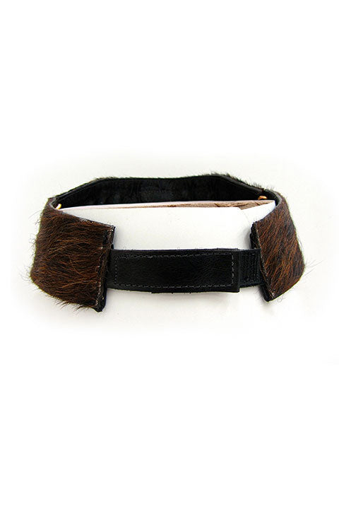 ACID- FUR VISOR W/ LOGO- BRINDLE KENSHIRE (SCALLOPED BRIM)