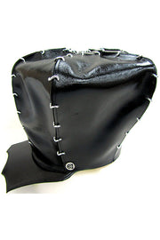 ACID- KINGSTON- 9” LEATHER BLACK HAT- SCALLOP BRIM
