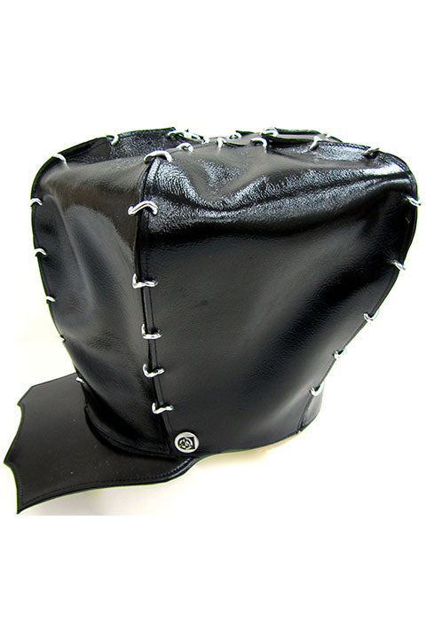 ACID- KINGSTON- 9” LEATHER BLACK HAT- SCALLOP BRIM