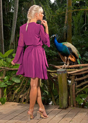 SEAHORSE DRESS - PURPLE