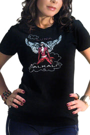 LUNA ALKALI - ANGEL T-SHIRT - BLACK