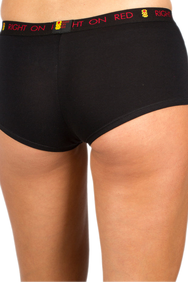 ROR  BOY SHORT -  BLACK