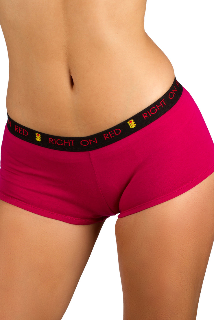 ROR BOY SHORT -  FUCHSIA