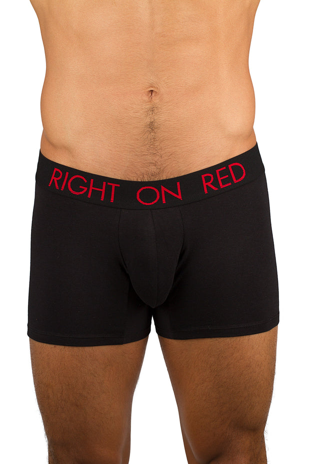 ROR - MEN'S LOGO BOXER - COTTON - BLACK