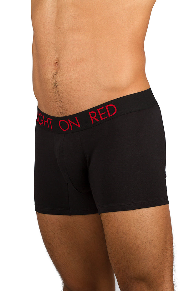 ROR - MEN'S LOGO BOXER - COTTON - BLACK