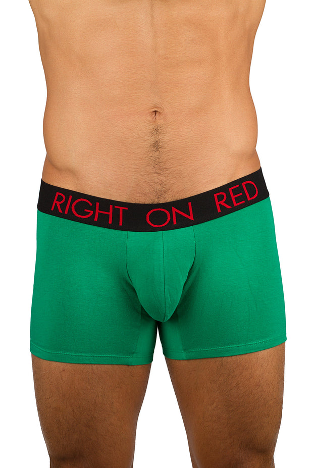 ROR - MEN'S LOGO BOXER - COTTON - GREEN
