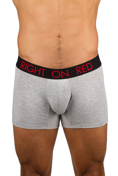 ROR - MEN'S LOGO BOXER - COTTON - GREY