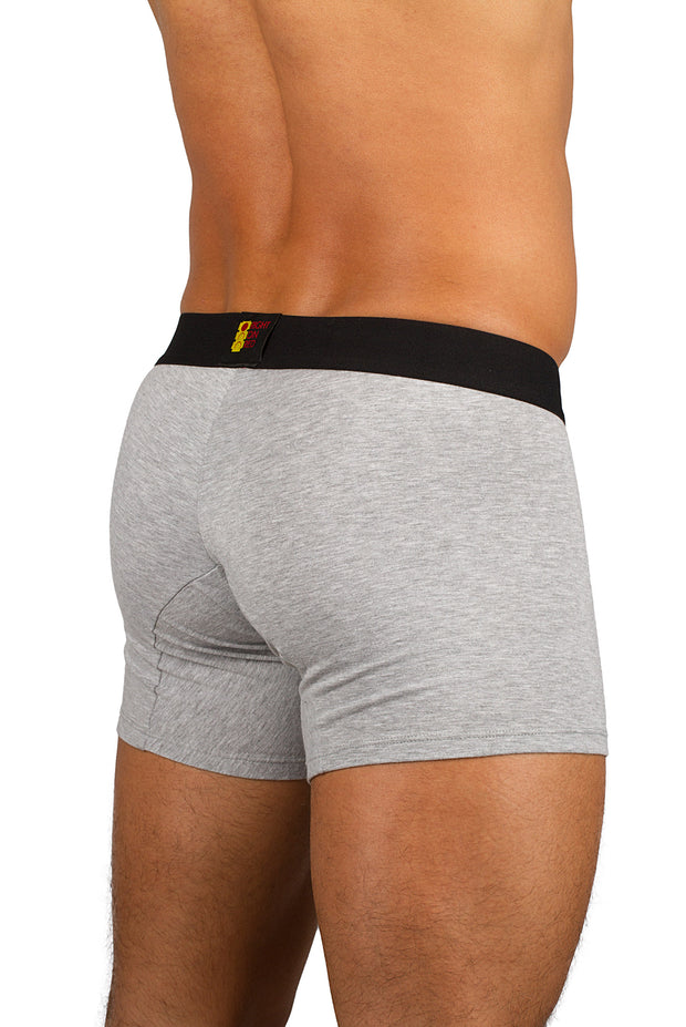 ROR - MEN'S LOGO BOXER - COTTON - GREY