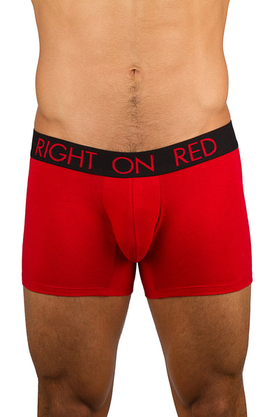 ROR - MEN'S LOGO BOXER - COTTON - RED