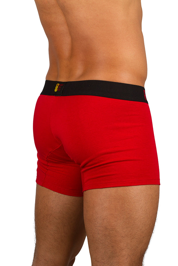 ROR - MEN'S LOGO BOXER - COTTON - RED