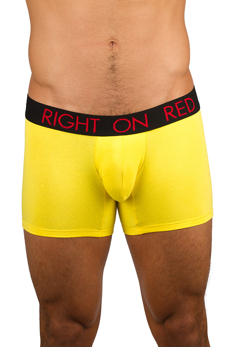 ROR - MEN'S LOGO BOXER - COTTON - YELLOW