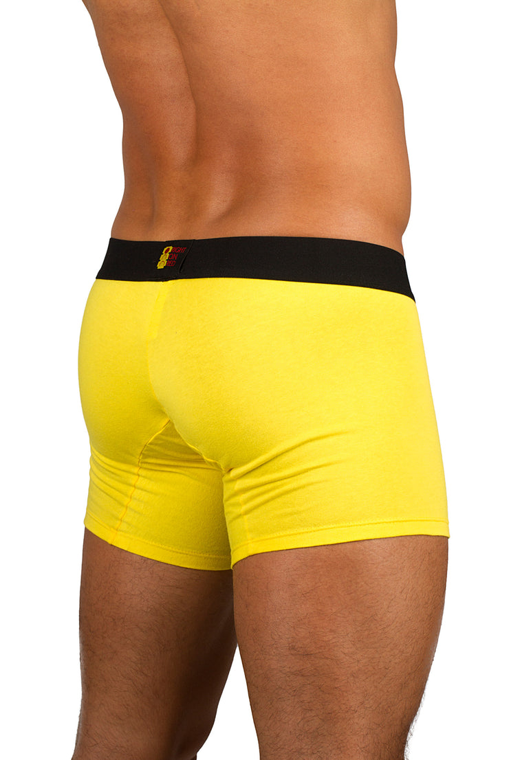 ROR - MEN'S LOGO BOXER - COTTON - YELLOW