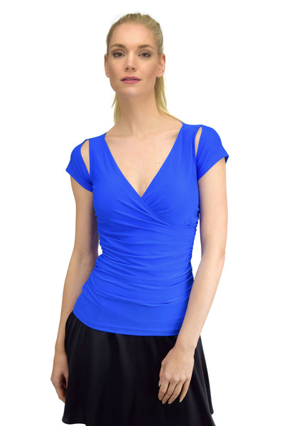 PORTIA TOP - ROYAL BLUE